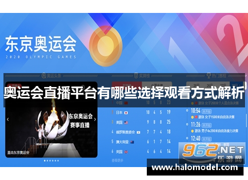 奥运会直播平台有哪些选择观看方式解析